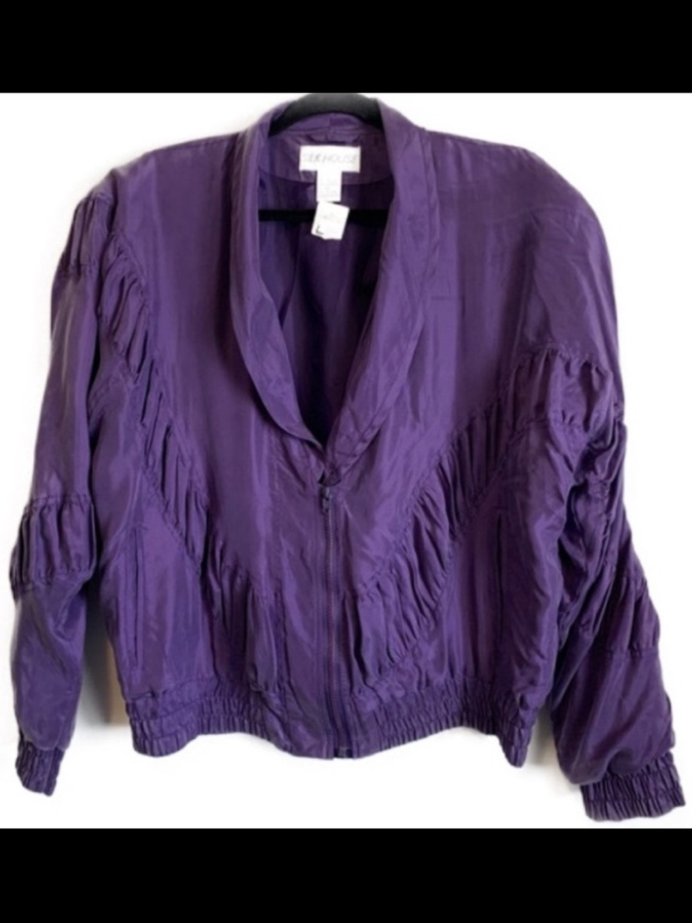 SILK HOUSE Vintage 100% Silk Jacket